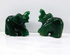 Statue éléphant en jade