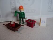 PLAYMOBIL vintage city life chantier ouvrier maçon truelles set 3312 de 1975 #1