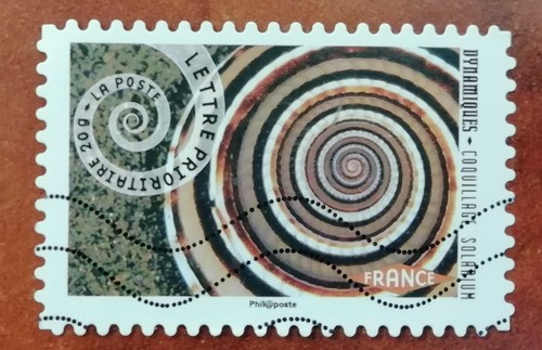 Timbre coquillage solarium - timbre,