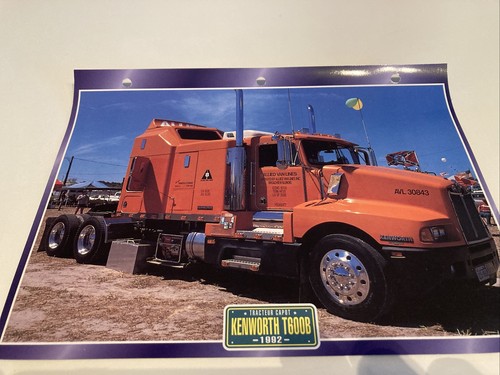 Tracteur capot kenworth t600b - tracteur,