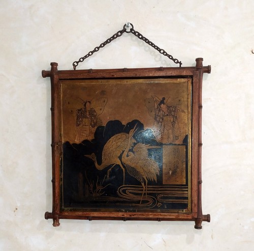 Ancien miroir triptyque