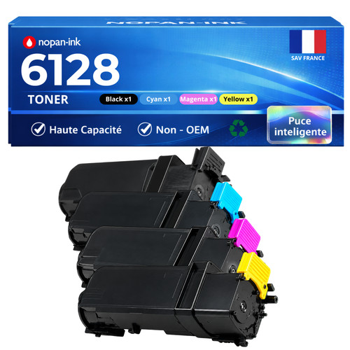 Pack toners 6128 compatible - pack,