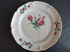Assiette en faïence Saint Clément les Islettes ? en bon état
