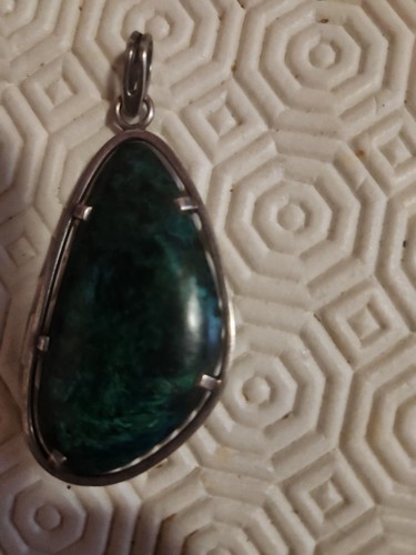 Ancien pendentif argent massif - pendentif,