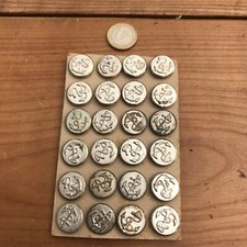 bouton vintage N194 ancre