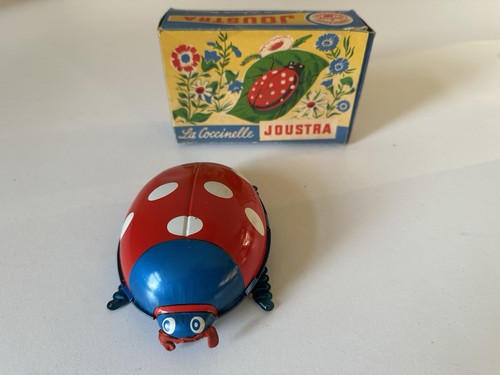 Ancien jouet tôle coccinelle - jouet,