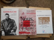 lot 3 livre guerre d'algérie amirouche piton des corbeaux nous combattants