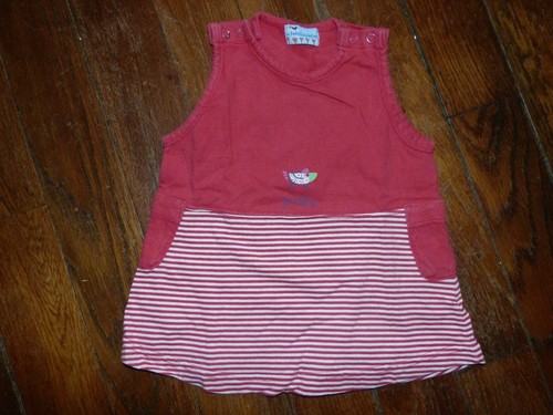 Robe sans manches - rouge,