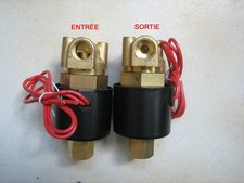 Electrovanne air Pneumatique Hydraulique N/O 220Volts 1/4" Trou de 2.5mm
