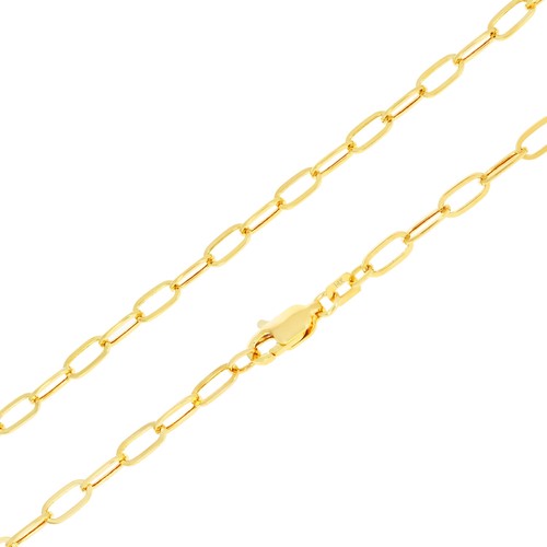 14k jaune 3mm trombone - 14k,