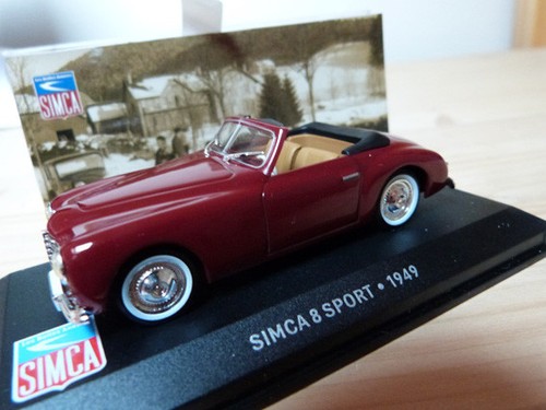 Simca miniature 8 sport - simca, 1/43