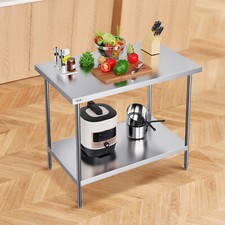 VEVOR Table de Travail Inox