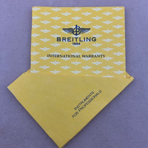 Livret notice breitling - notice,