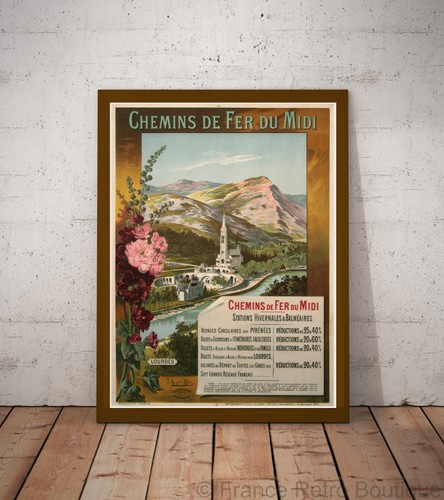 Poster affiche lourdes - poster-affiche, chemins