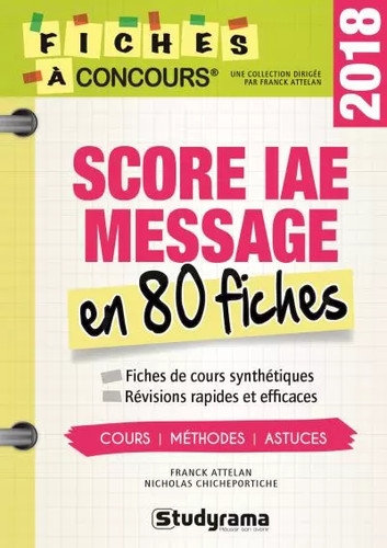 Score iae message fiches - 80,