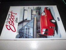 ** Brochure prospectus Nouvelle Ford escort Van
