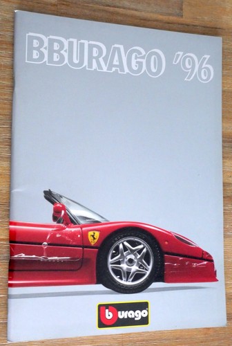 Burago bburago catalogue 1996 - catalogue,