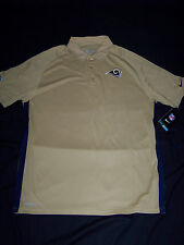 Nike DriFit Men's LA St Louis Rams On Field Apparel Polo Shirt NWT 