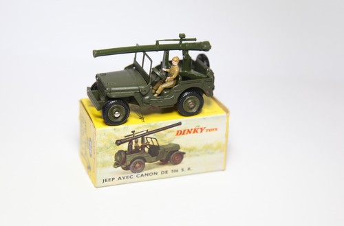 Dinky 829 jeep avec canon - 829,