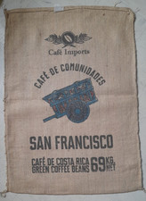 Sac de café - Costa Rica - San Francisco - Coloré - Super Objet De Décoration