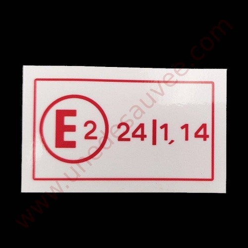 Autocollant sticker conformite - sticker,