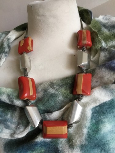 Ancien collier vintage - collier,