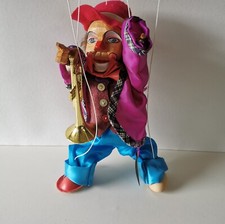 Marionnette À Fil En Bois Vintage