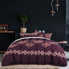 Ensemble de literie double face microfibre douce 125GSM housse de couette ensemble taies d'oreiller