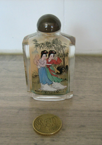 Ancien flacon tabatière - flacon,