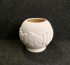 Ancien Vase boule epoque Art Deco Céramique granité