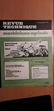 International IH 946 1046 1246 + Claas Mercator Senator : revue technique RTMA 1