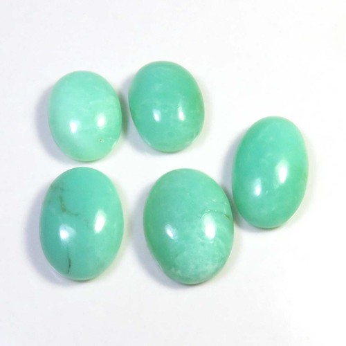 Vert chrysoprase ovale cabs - ovale,