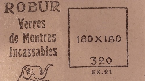 Verre montre bomber base plate - bomber,