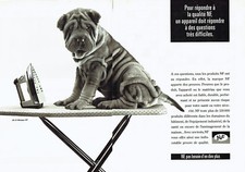 Publicité Advertising 018  1989  produits NF  (2p) chien Sharpei