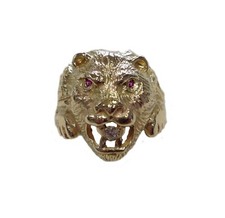 Bague Tête De Lion Avec