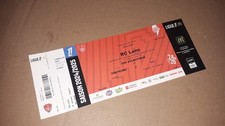 Ticket de Football- RC.Lens