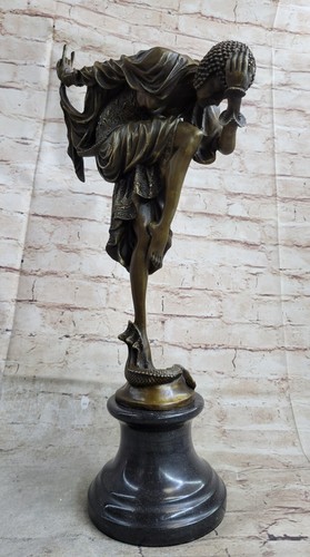 Signed bronze art nouveau - bronze,