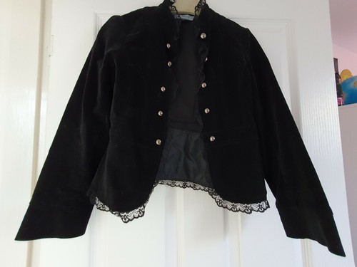 Veste velours hareng rouge