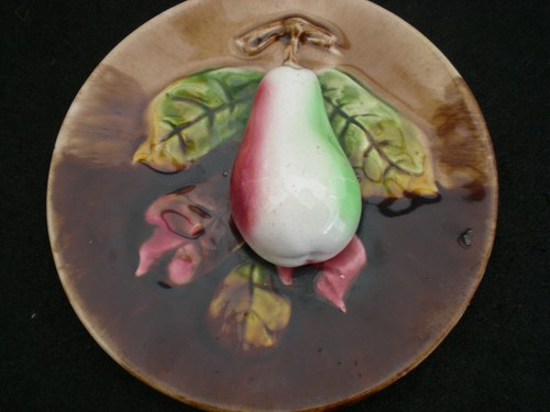 Ancienne assiette trompe - assiette, oeil