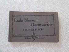 CPA 29 QUIMPER ECOLE INSTITUTRICES - carnet de cartes postales (complet)