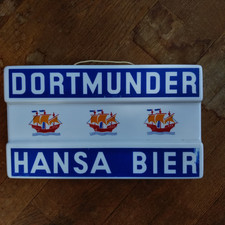publicité lumineuse Dortmunder Hansa Bier bière