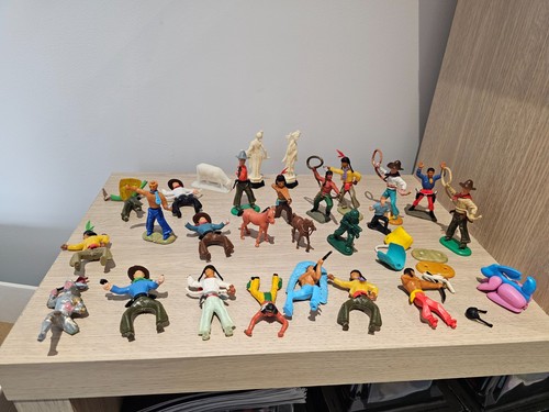 Lot figurines plastique - , en