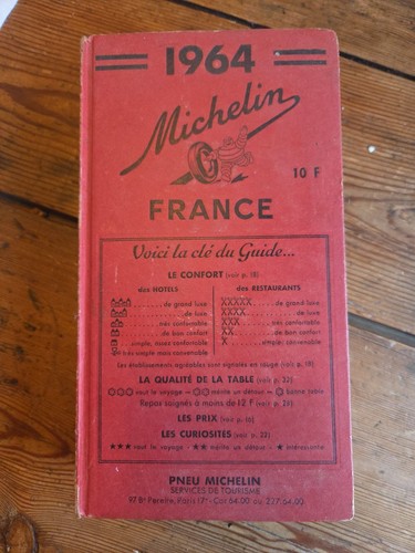 Guide michelin rouge - guide, 1964