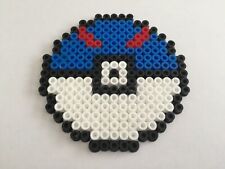 POKEBALL SUPER BALL POKEMON PERLE A REPASSER HAMA DESSOUS DE VERRE DECORATION