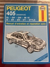revue technique HAYNES Peugeot 405 1.6 1.9 Mi 16 Sti Sri Gri Style GL GR Si Sr