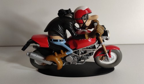 Figurine moto résine joe - moto,