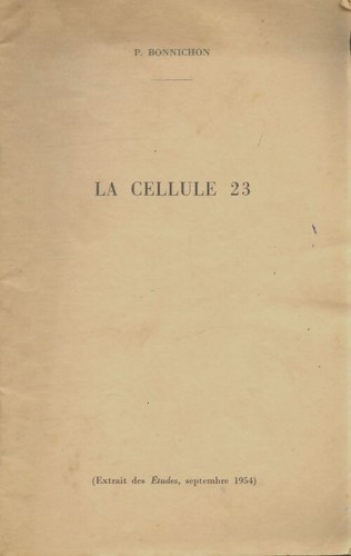 Cellule p bonnichon - cellule,
