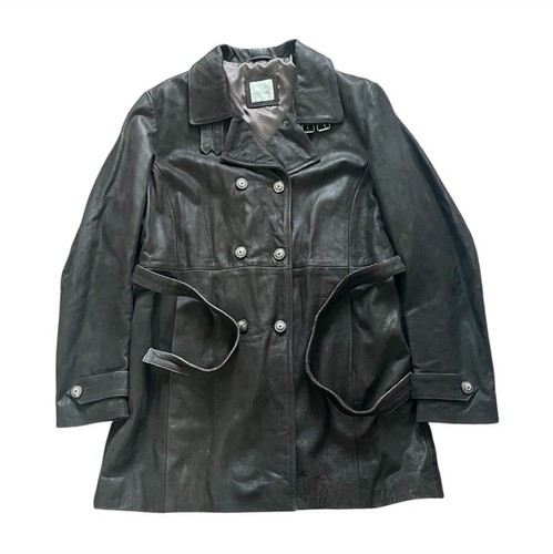 Forestland manteau trench cuir - forestland,