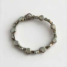 Promotion / Original Bracelet Nacre/Argent Massif 925/1000 /18cm