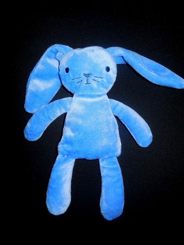 Doudou lapin bleu - doudou, bout'chou